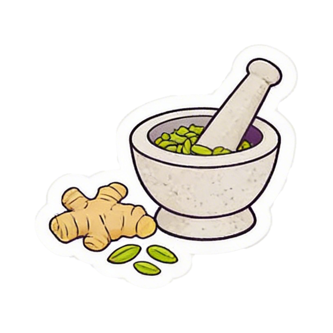 Crushing spices